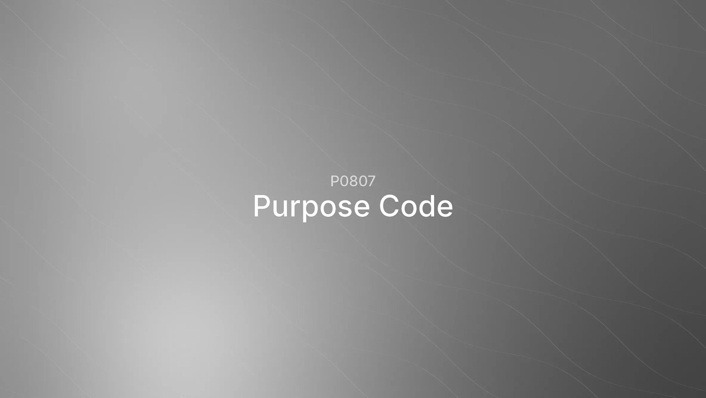 P0807 Purpose Code: A Guide for Off-site Software Exports